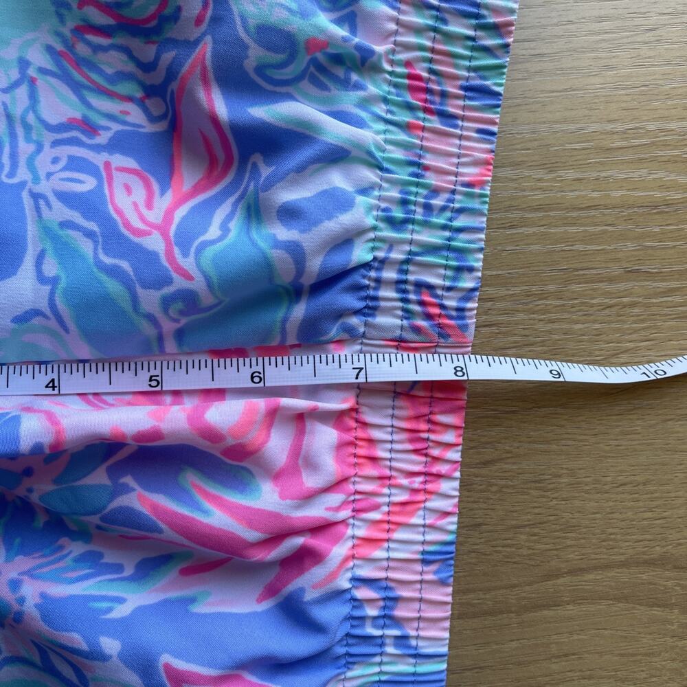 Lilly Pulitzer Luxletic Shorts Womens Extra Small Pink Lined Lightweight Workout - Picture 5 of 9